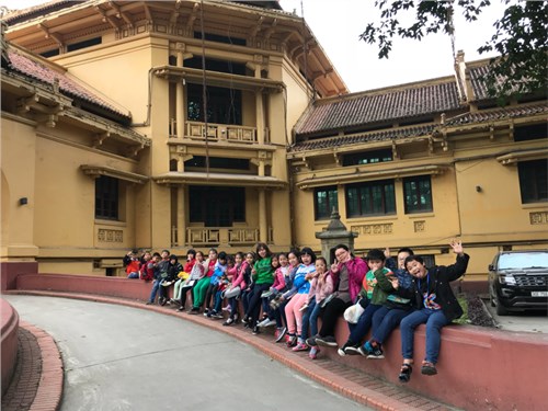 Khối 4 và chuyến tham quan tại Bảo tàng Lịch sử Việt Nam